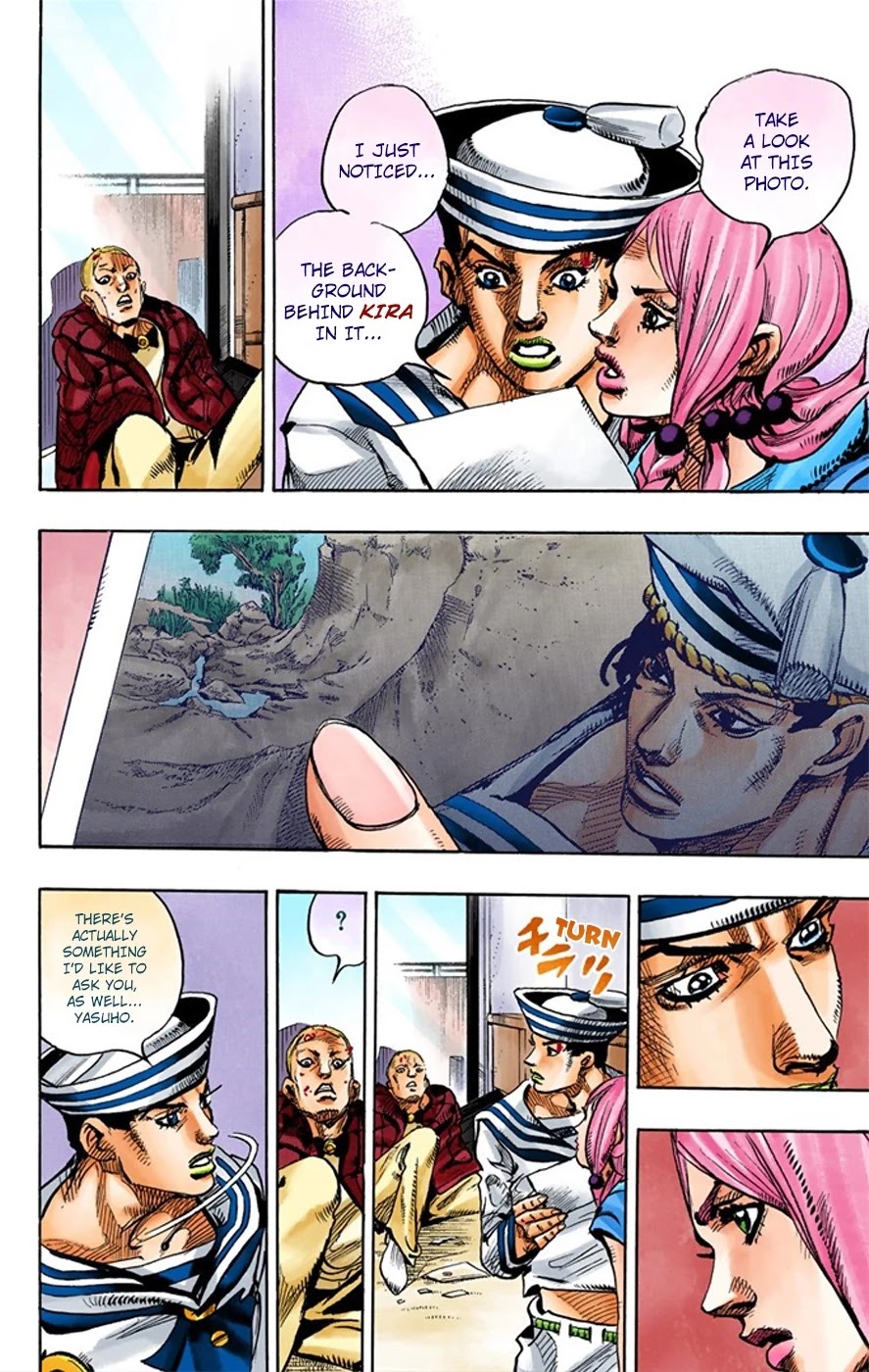 JoJo's Bizarre Adventure Part 8 - JoJolion (Official Colored) Chapter 6 page 36 - Chapter 6: Soft & Wet Part 5