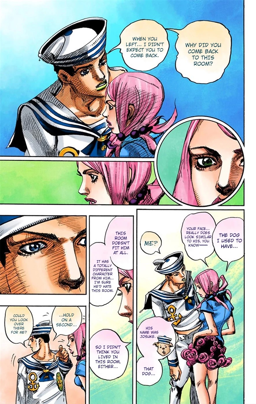 JoJo's Bizarre Adventure Part 8 - JoJolion (Official Colored) Chapter 6 page 37 - Chapter 6: Soft & Wet Part 5