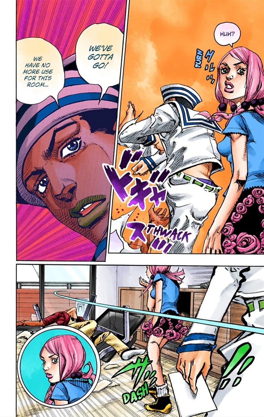 JoJo's Bizarre Adventure Part 8 - JoJolion (Official Colored) Chapter 6 page 38 - Chapter 6: Soft & Wet Part 5