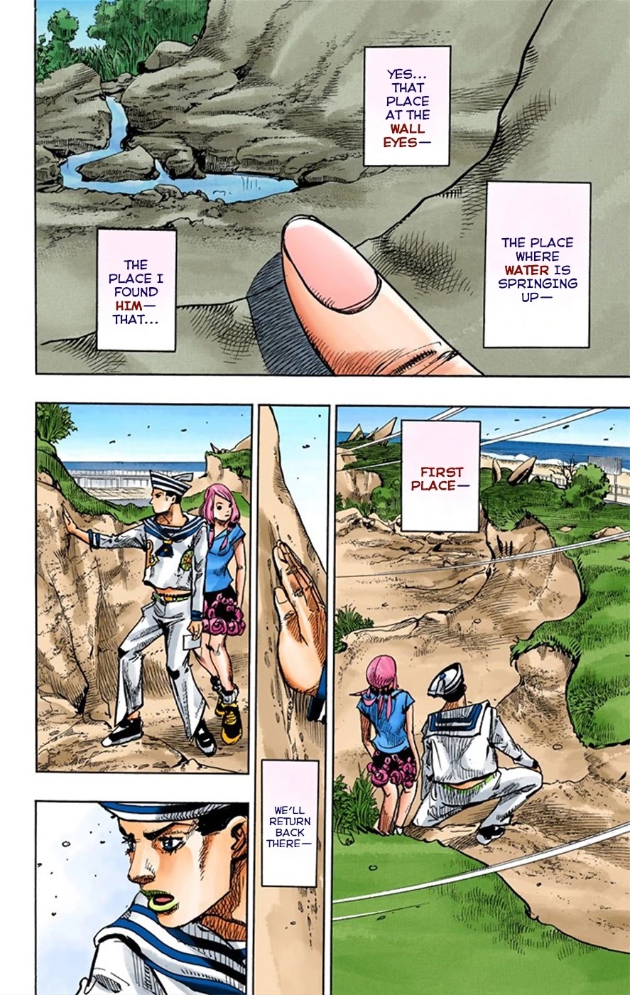 JoJo's Bizarre Adventure Part 8 - JoJolion (Official Colored) Chapter 6 page 40 - Chapter 6: Soft & Wet Part 5