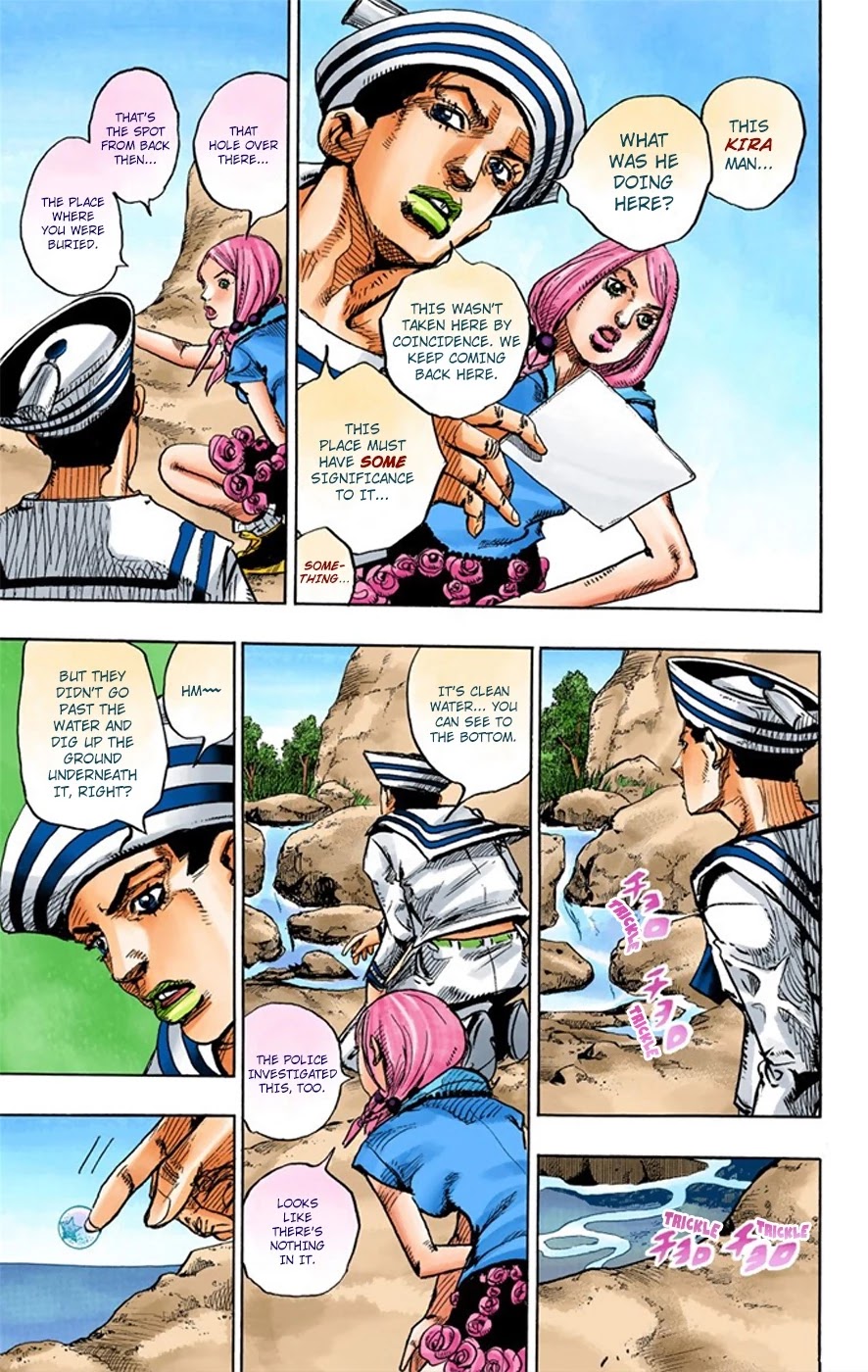 JoJo's Bizarre Adventure Part 8 - JoJolion (Official Colored) Chapter 6 page 41 - Chapter 6: Soft & Wet Part 5