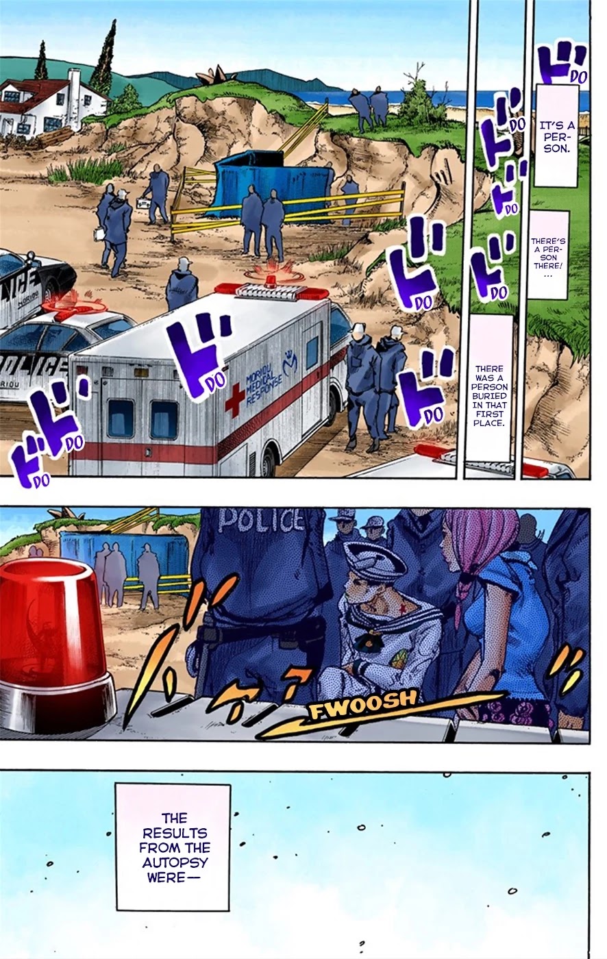 JoJo's Bizarre Adventure Part 8 - JoJolion (Official Colored) Chapter 6 page 45 - Chapter 6: Soft & Wet Part 5