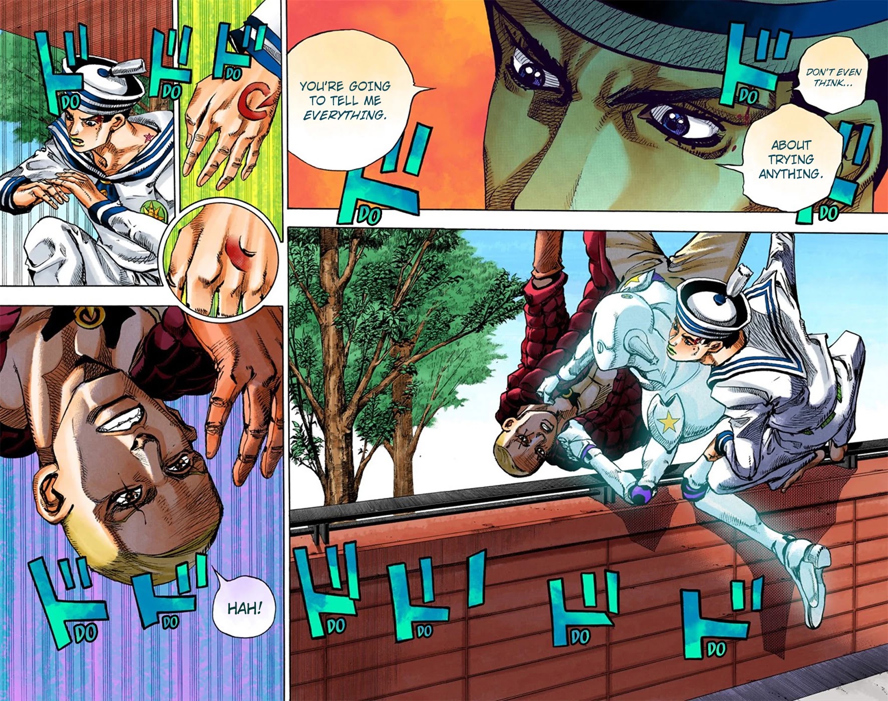 JoJo's Bizarre Adventure Part 8 - JoJolion (Official Colored) Chapter 6 page 8 - Chapter 6: Soft & Wet Part 5