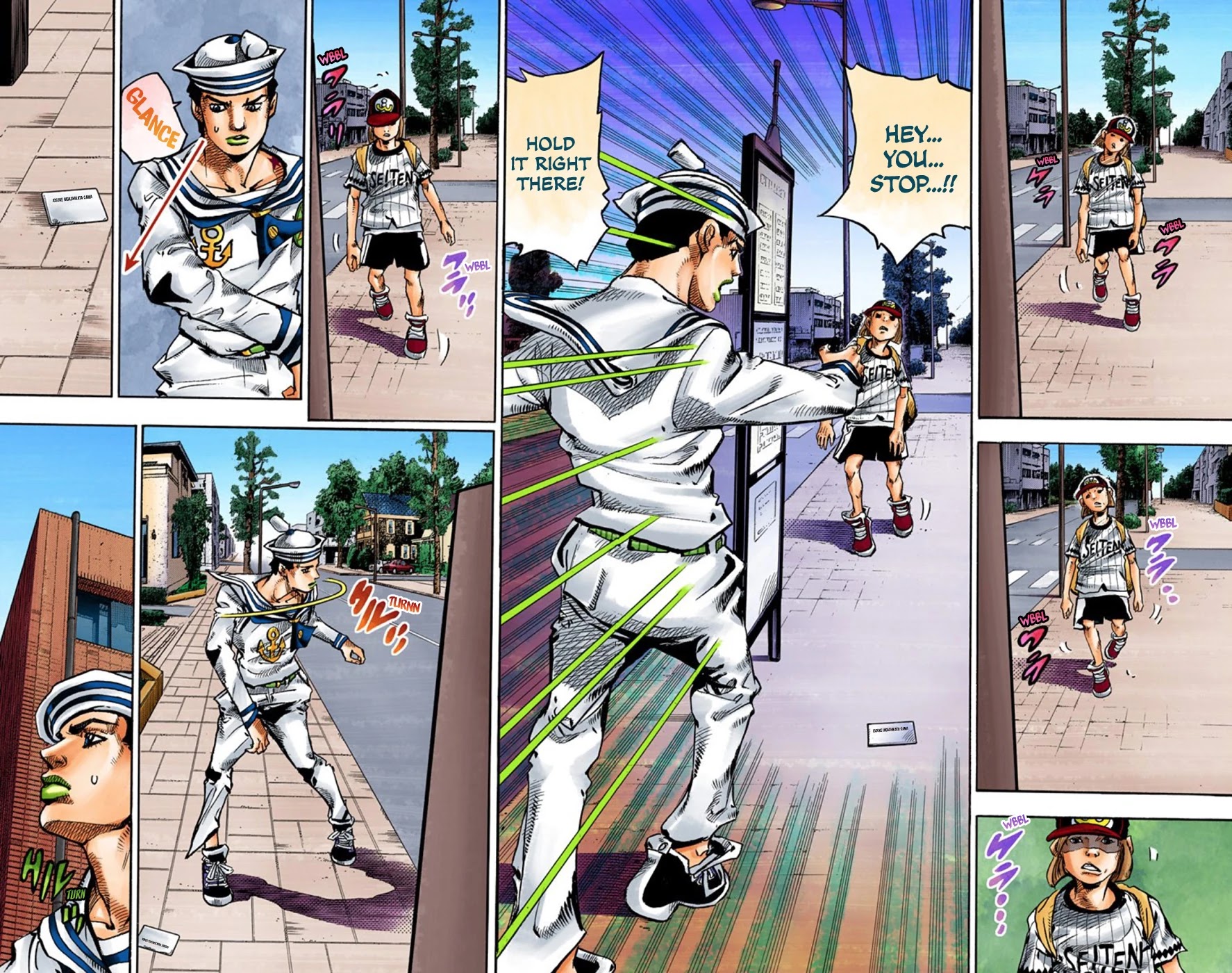 JoJo's Bizarre Adventure Part 8 - JoJolion (Official Colored) Chapter 60 page 12 - Chapter 60: Dolomité's Blue Lagoon Part 2