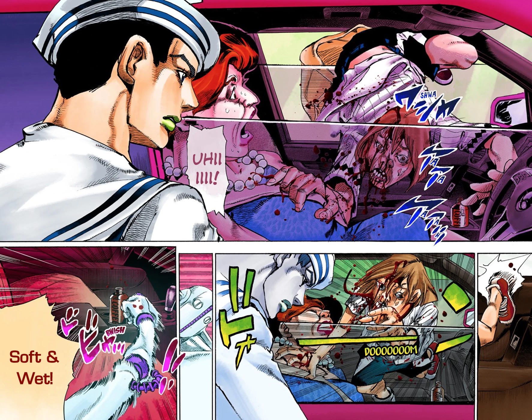 JoJo's Bizarre Adventure Part 8 - JoJolion (Official Colored) Chapter 60 page 29 - Chapter 60: Dolomité's Blue Lagoon Part 2