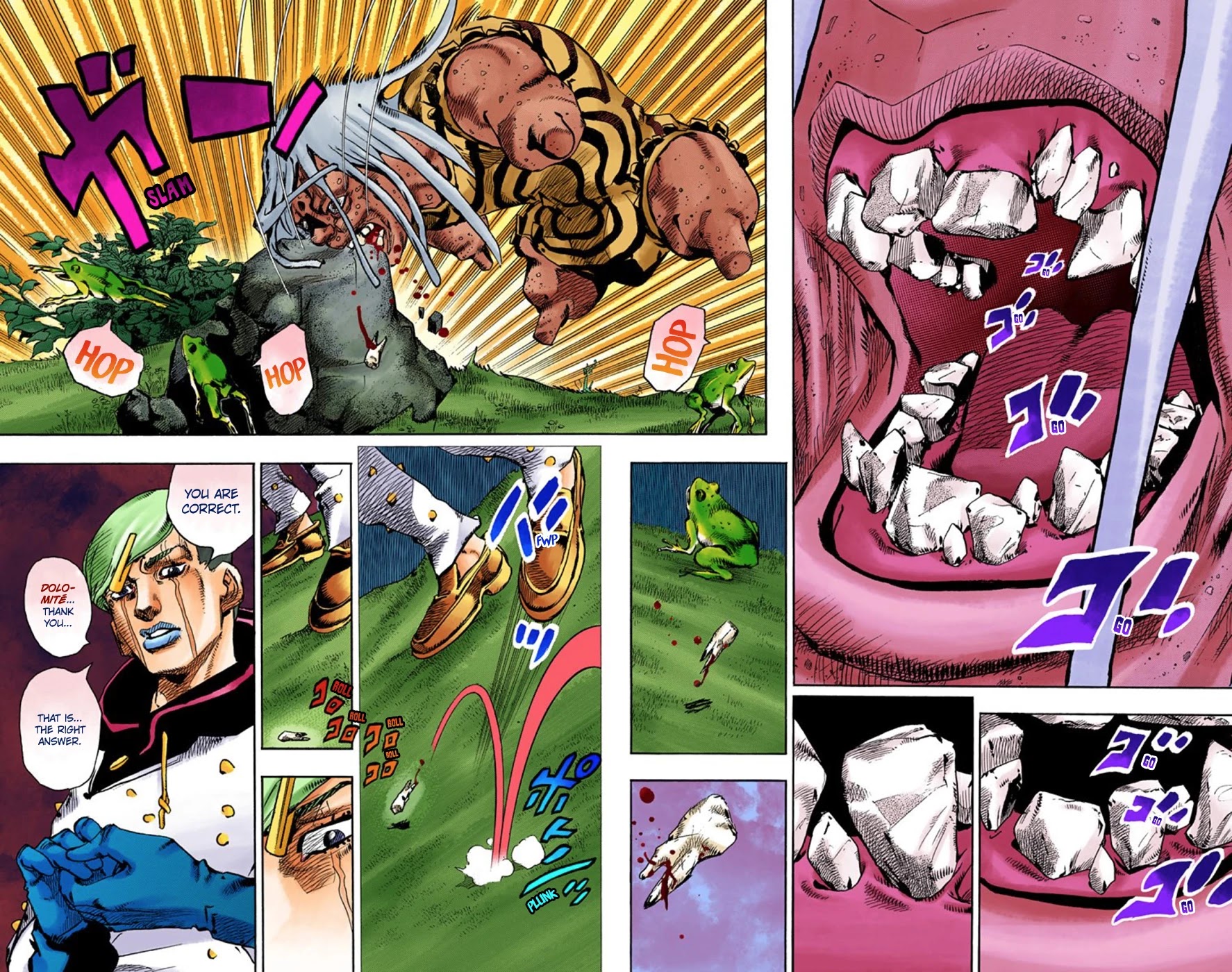 JoJo's Bizarre Adventure Part 8 - JoJolion (Official Colored) Chapter 61 page 2 - Chapter 61: Dolomité's Blue Lagoon Part 3