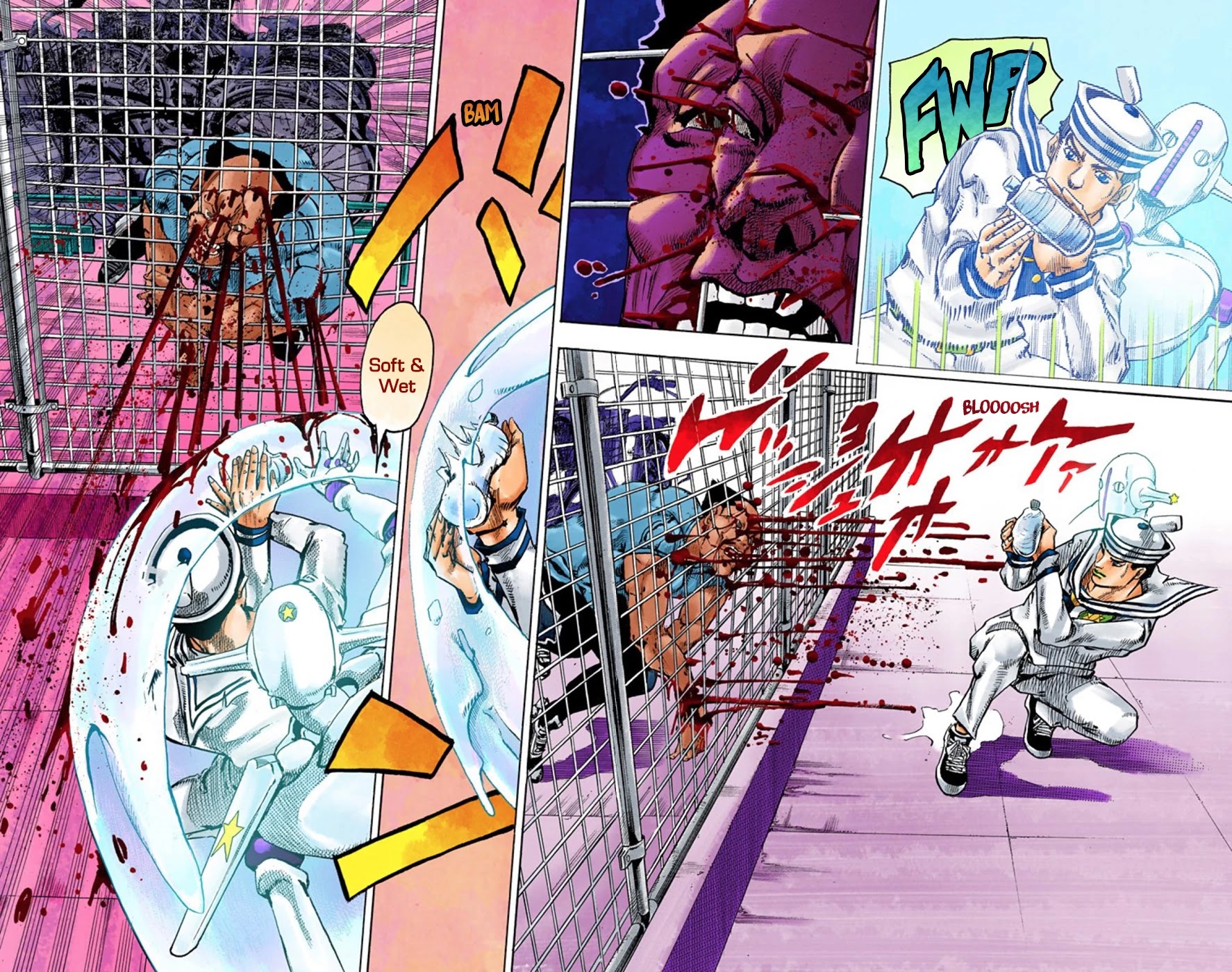 JoJo's Bizarre Adventure Part 8 - JoJolion (Official Colored) Chapter 62 page 18 - Chapter 62: Dolomité's Blue Lagoon Part 4