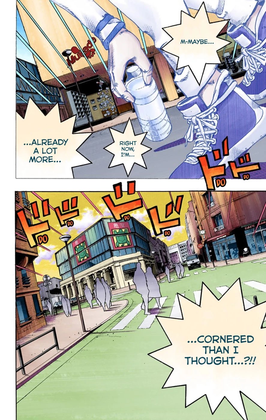 JoJo's Bizarre Adventure Part 8 - JoJolion (Official Colored) Chapter 62 page 2 - Chapter 62: Dolomité's Blue Lagoon Part 4