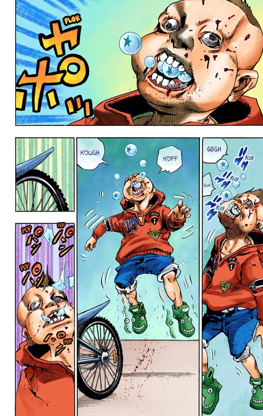 JoJo's Bizarre Adventure Part 8 - JoJolion (Official Colored) Chapter 62 page 21 - Chapter 62: Dolomité's Blue Lagoon Part 4
