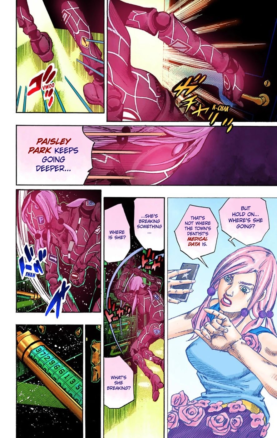JoJo's Bizarre Adventure Part 8 - JoJolion (Official Colored) Chapter 62 page 29 - Chapter 62: Dolomité's Blue Lagoon Part 4