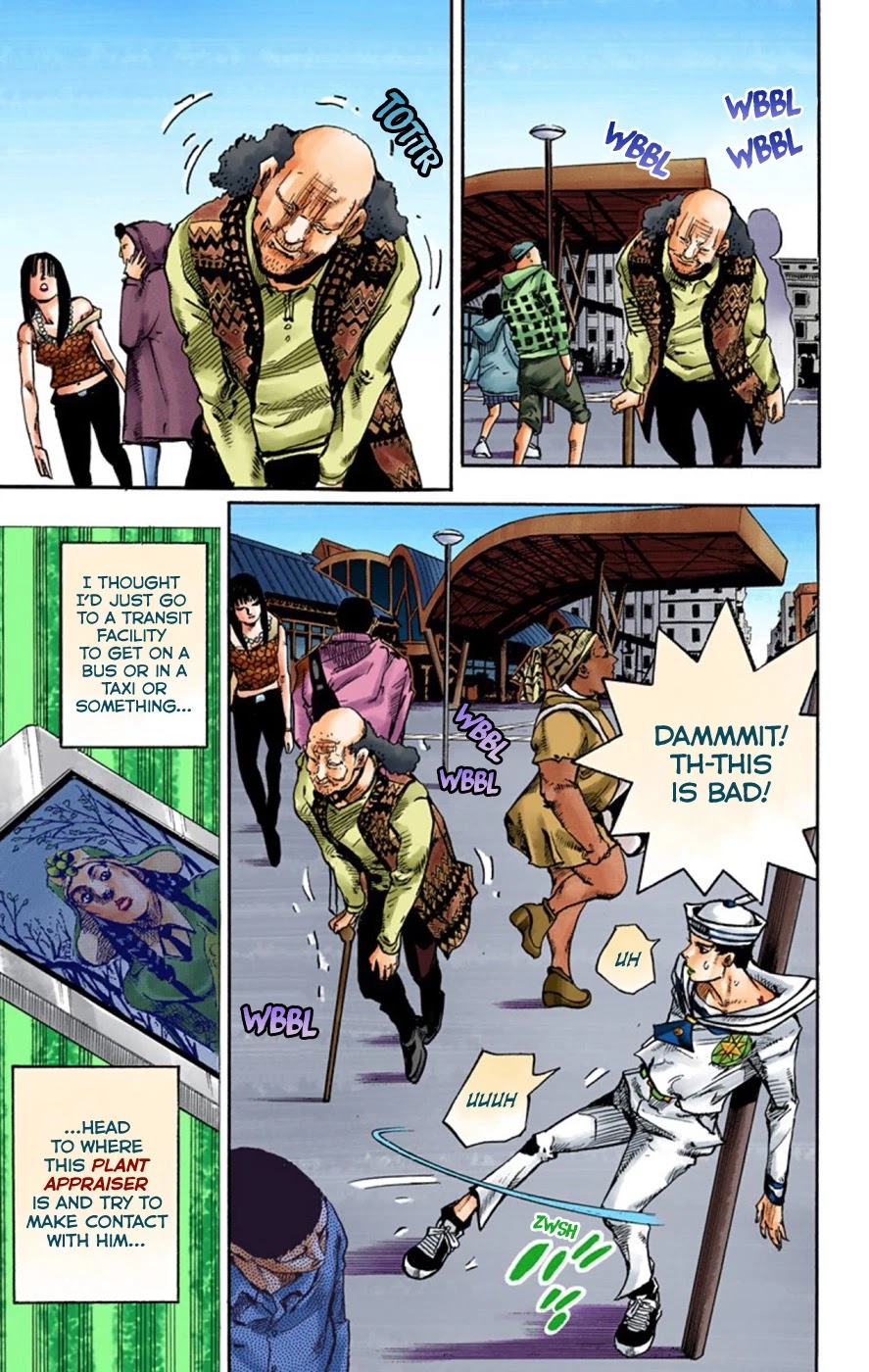JoJo's Bizarre Adventure Part 8 - JoJolion (Official Colored) Chapter 62 page 3 - Chapter 62: Dolomité's Blue Lagoon Part 4