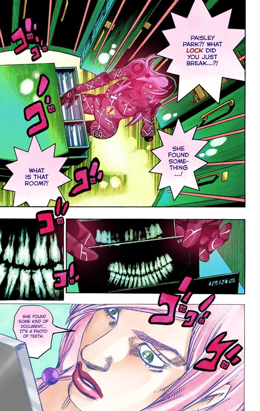 JoJo's Bizarre Adventure Part 8 - JoJolion (Official Colored) Chapter 62 page 30 - Chapter 62: Dolomité's Blue Lagoon Part 4