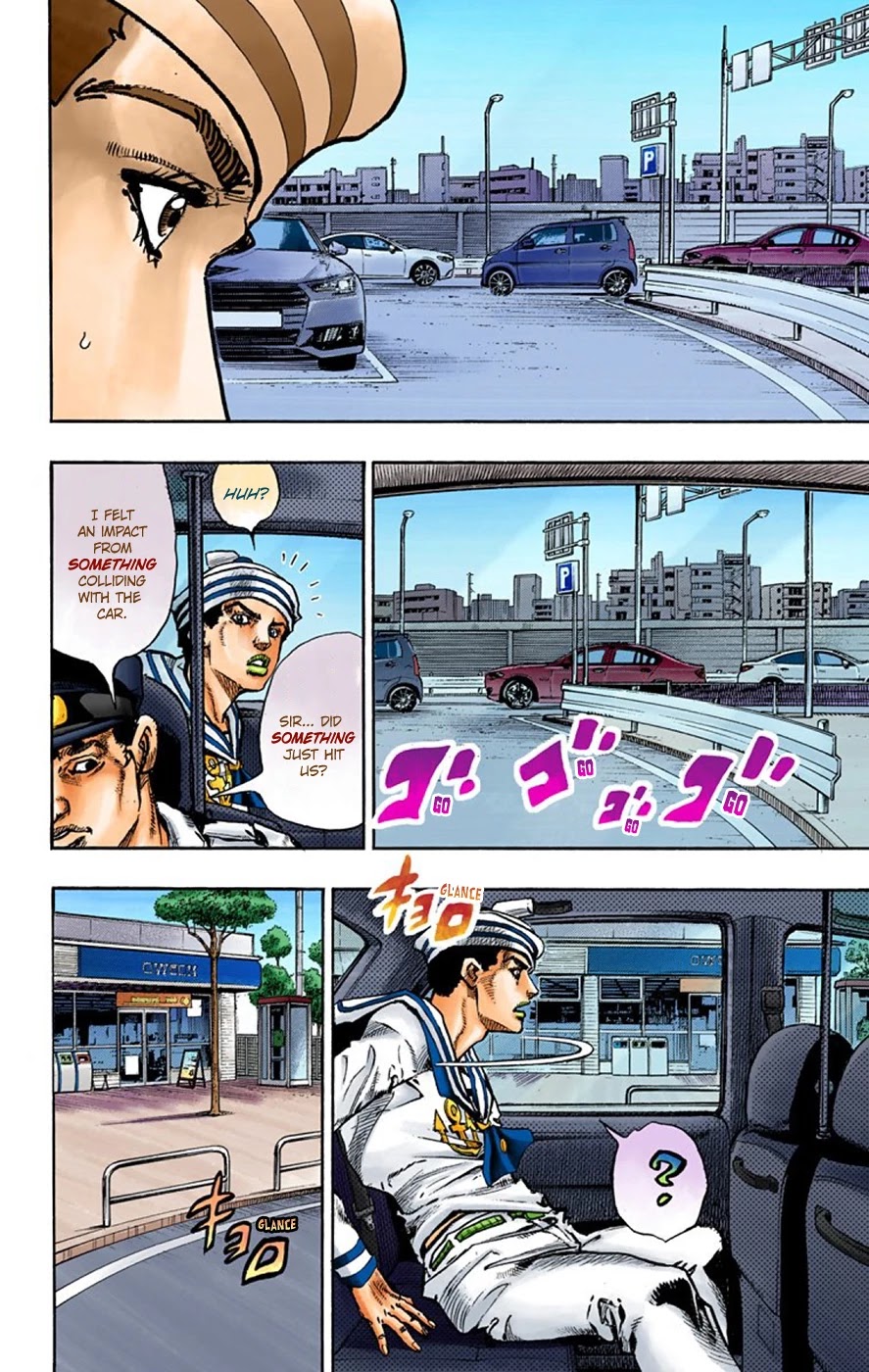 JoJo's Bizarre Adventure Part 8 - JoJolion (Official Colored) Chapter 63 page 11 - Chapter 63: Dolomité's Blue Lagoon Part 5