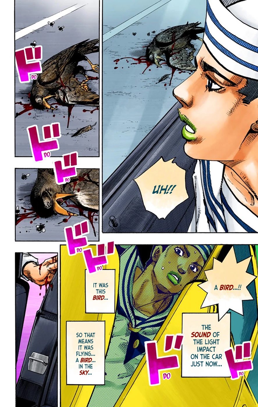 JoJo's Bizarre Adventure Part 8 - JoJolion (Official Colored) Chapter 63 page 13 - Chapter 63: Dolomité's Blue Lagoon Part 5