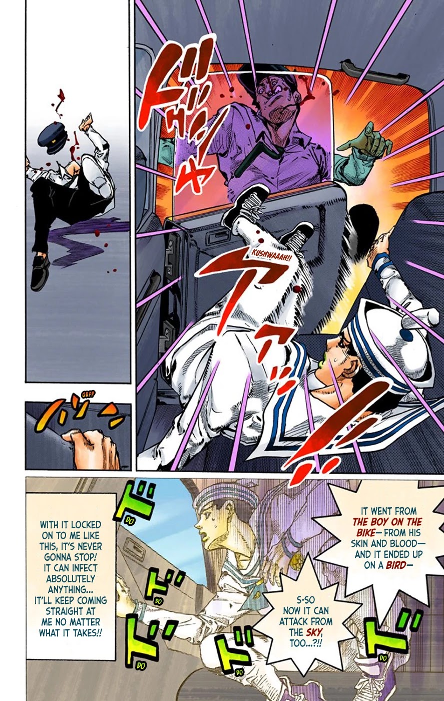 JoJo's Bizarre Adventure Part 8 - JoJolion (Official Colored) Chapter 63 page 15 - Chapter 63: Dolomité's Blue Lagoon Part 5