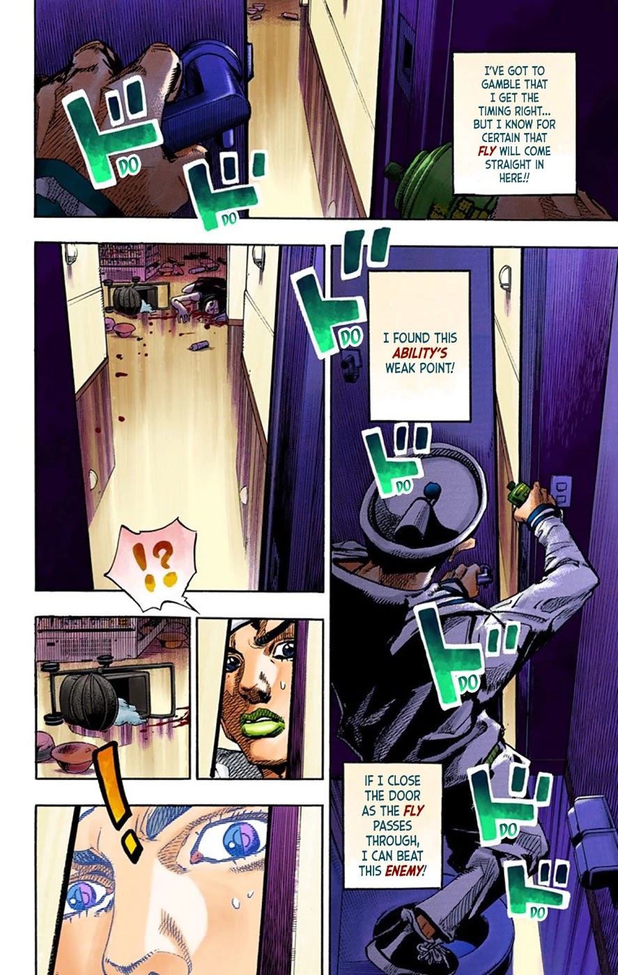 JoJo's Bizarre Adventure Part 8 - JoJolion (Official Colored) Chapter 63 page 25 - Chapter 63: Dolomité's Blue Lagoon Part 5
