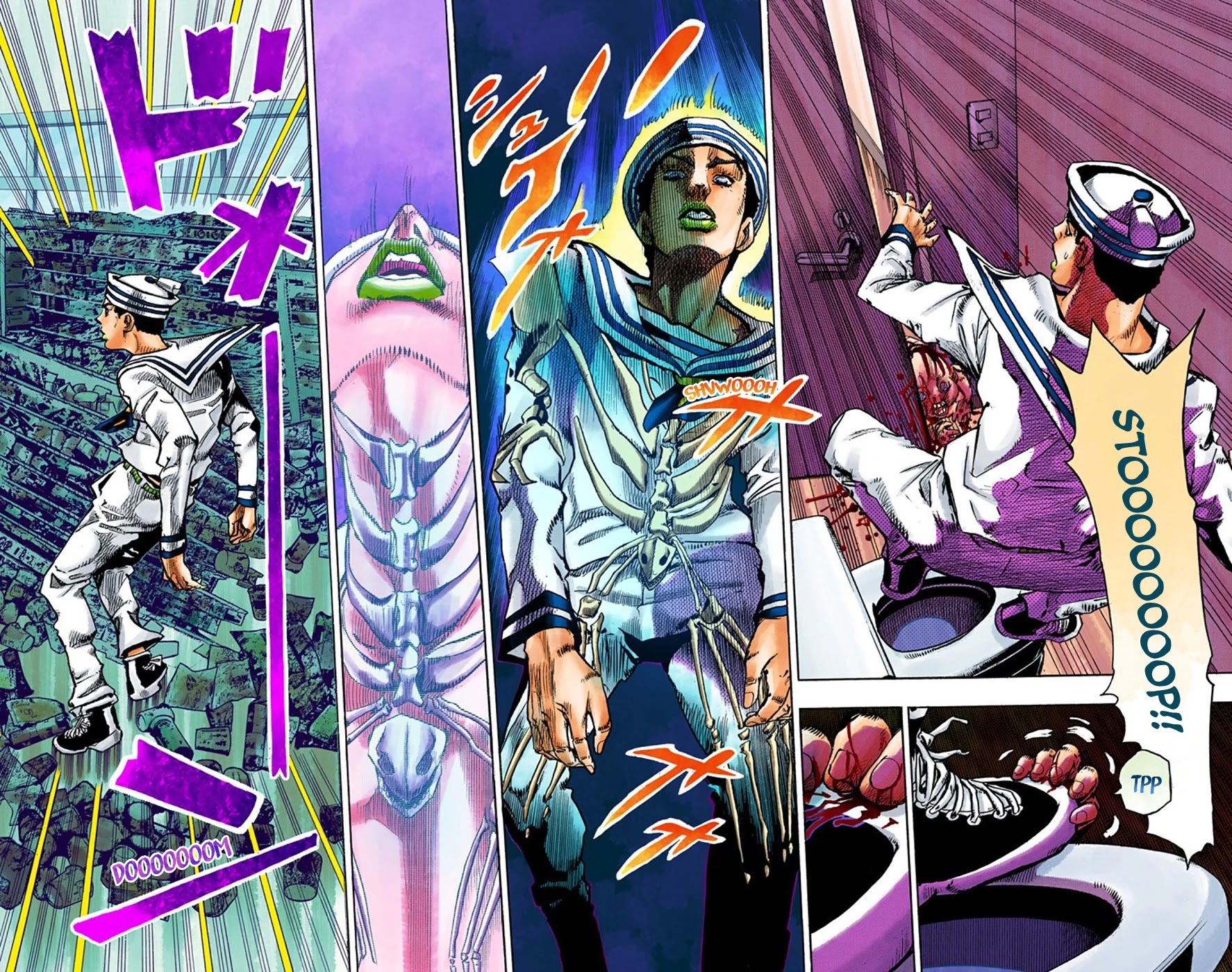 JoJo's Bizarre Adventure Part 8 - JoJolion (Official Colored) Chapter 63 page 31 - Chapter 63: Dolomité's Blue Lagoon Part 5