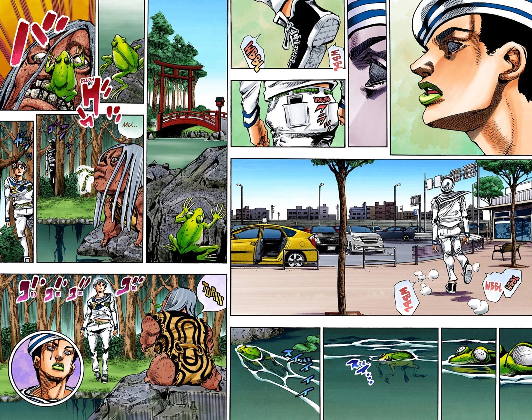 JoJo's Bizarre Adventure Part 8 - JoJolion (Official Colored) Chapter 63 page 32 - Chapter 63: Dolomité's Blue Lagoon Part 5