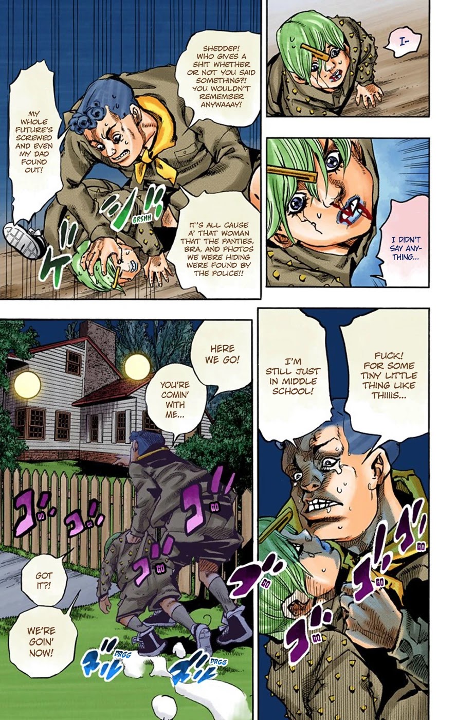 JoJo's Bizarre Adventure Part 8 - JoJolion (Official Colored) Chapter 64 page 13 - Chapter 64: Mother and Son