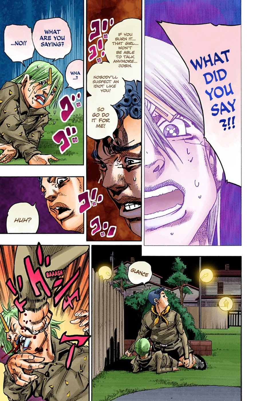 JoJo's Bizarre Adventure Part 8 - JoJolion (Official Colored) Chapter 64 page 15 - Chapter 64: Mother and Son