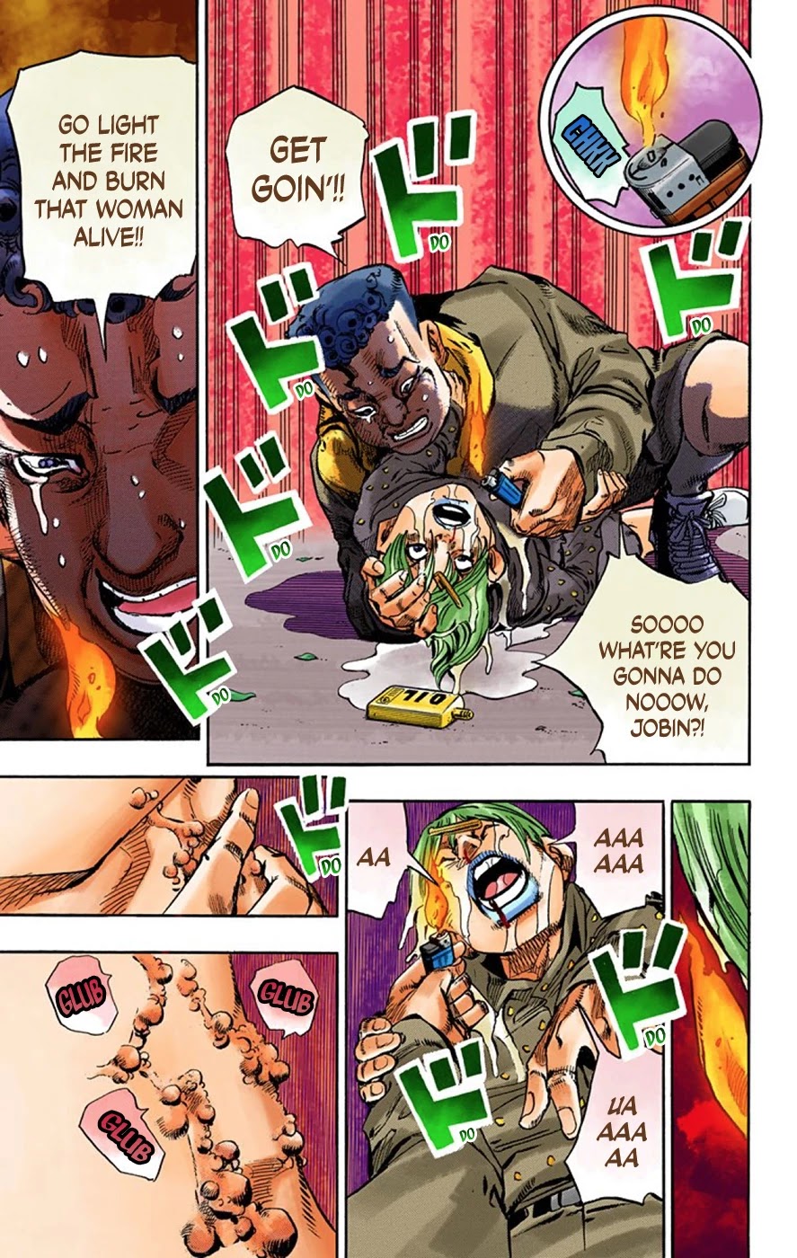 JoJo's Bizarre Adventure Part 8 - JoJolion (Official Colored) Chapter 64 page 17 - Chapter 64: Mother and Son