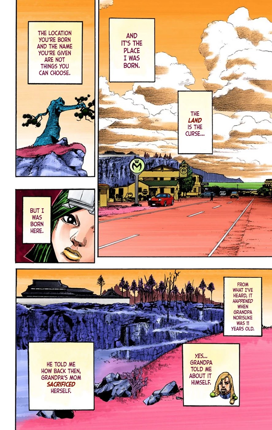 JoJo's Bizarre Adventure Part 8 - JoJolion (Official Colored) Chapter 64 page 2 - Chapter 64: Mother and Son