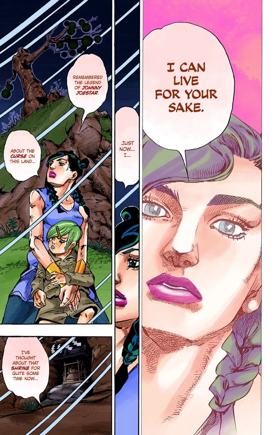 JoJo's Bizarre Adventure Part 8 - JoJolion (Official Colored) Chapter 64 page 22 - Chapter 64: Mother and Son