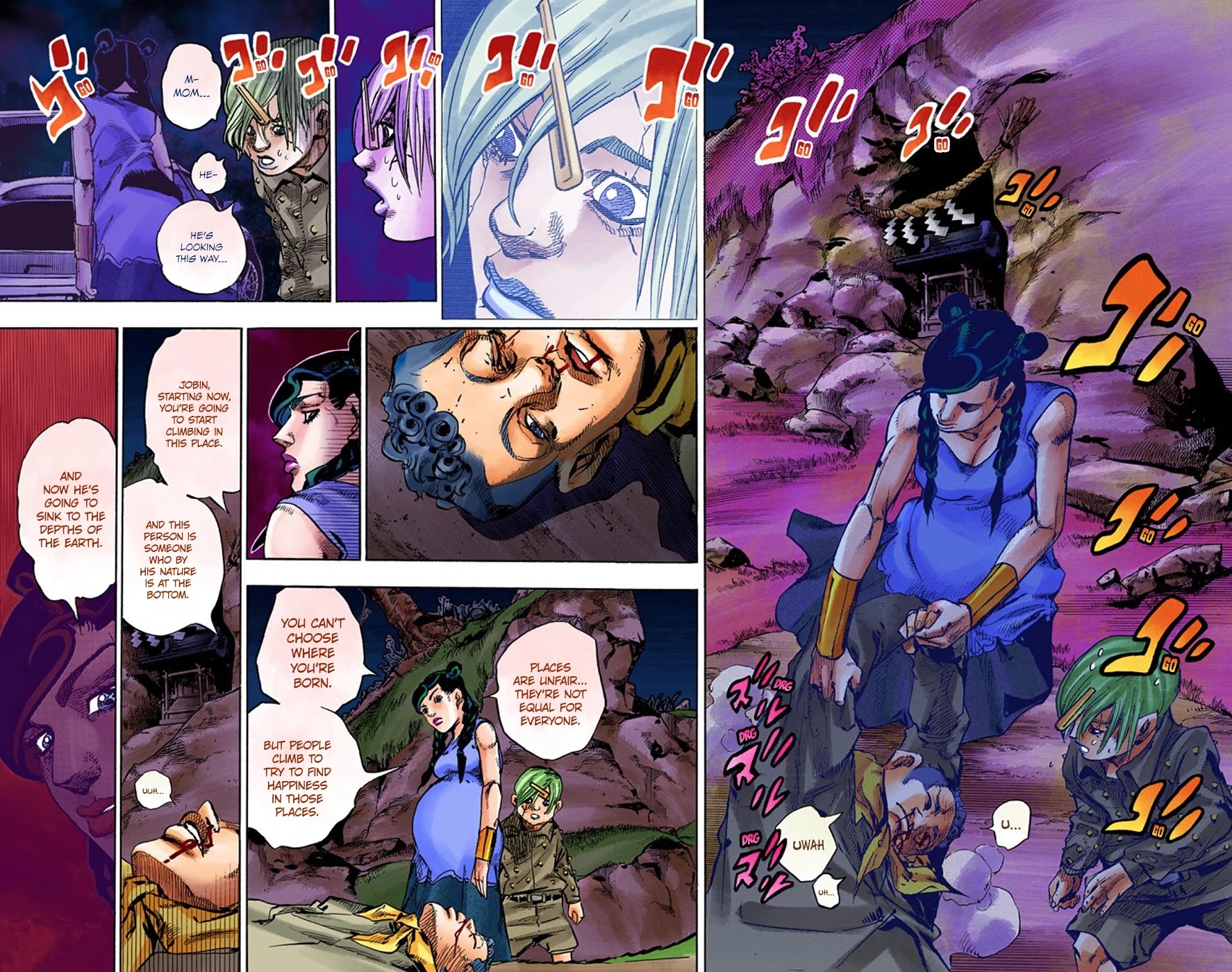 JoJo's Bizarre Adventure Part 8 - JoJolion (Official Colored) Chapter 64 page 23 - Chapter 64: Mother and Son
