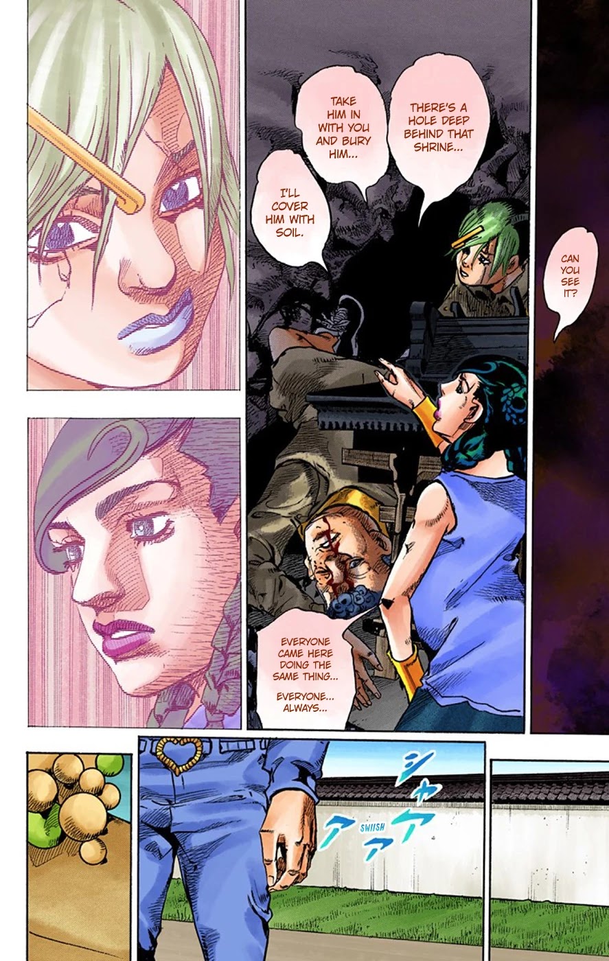 JoJo's Bizarre Adventure Part 8 - JoJolion (Official Colored) Chapter 64 page 24 - Chapter 64: Mother and Son