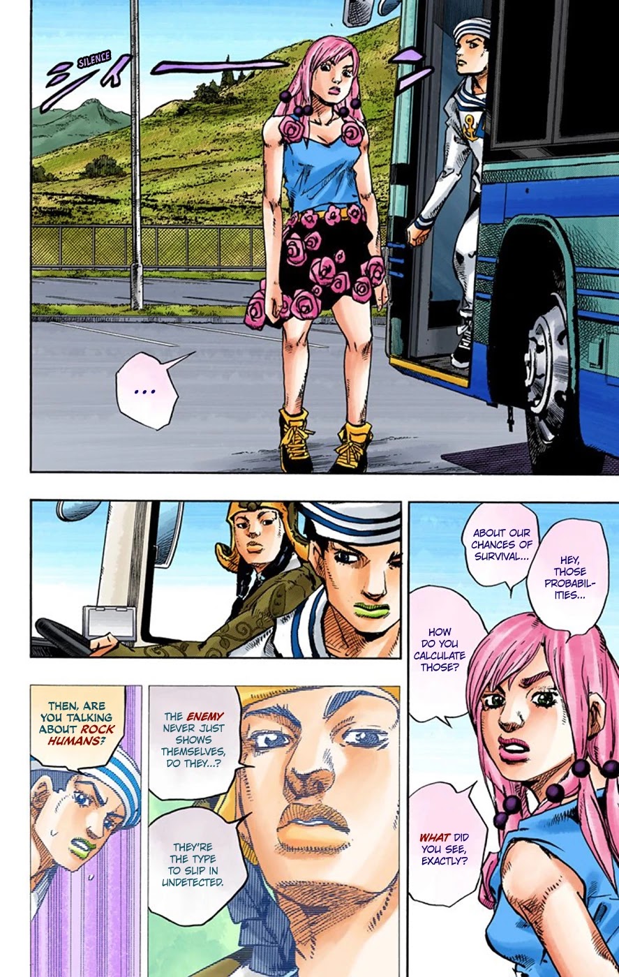 JoJo's Bizarre Adventure Part 8 - JoJolion (Official Colored) Chapter 65 page 12 - Chapter 65: The Plant Appraiser - Rai Mamezuku (31) Part 1
