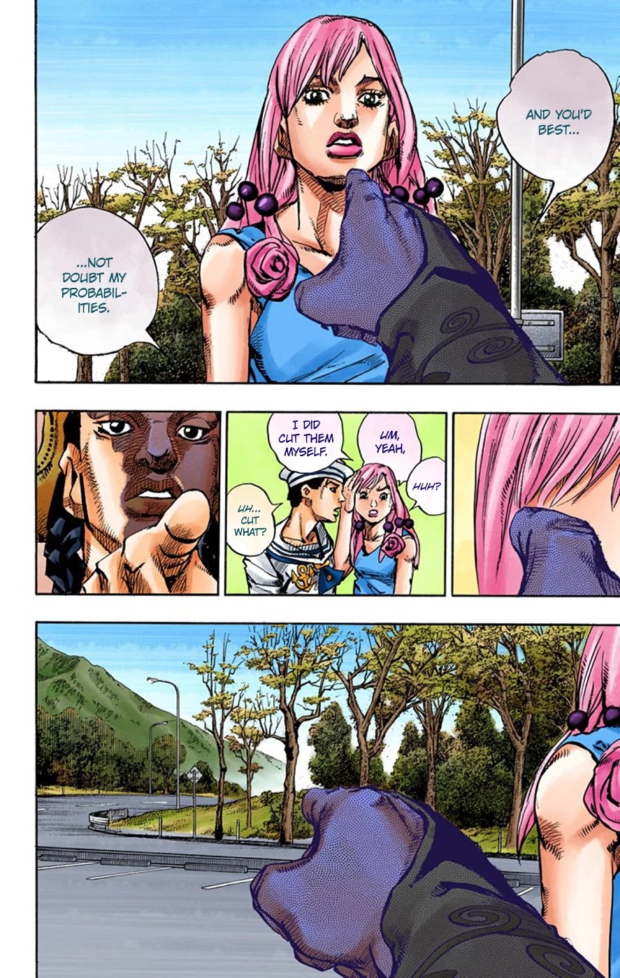 JoJo's Bizarre Adventure Part 8 - JoJolion (Official Colored) Chapter 65 page 14 - Chapter 65: The Plant Appraiser - Rai Mamezuku (31) Part 1