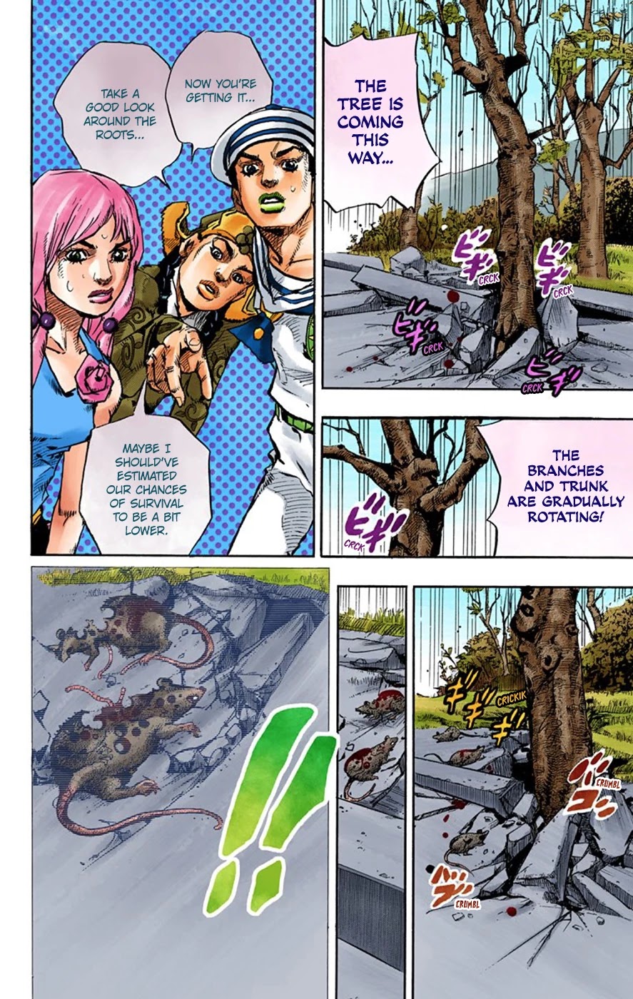 JoJo's Bizarre Adventure Part 8 - JoJolion (Official Colored) Chapter 65 page 20 - Chapter 65: The Plant Appraiser - Rai Mamezuku (31) Part 1
