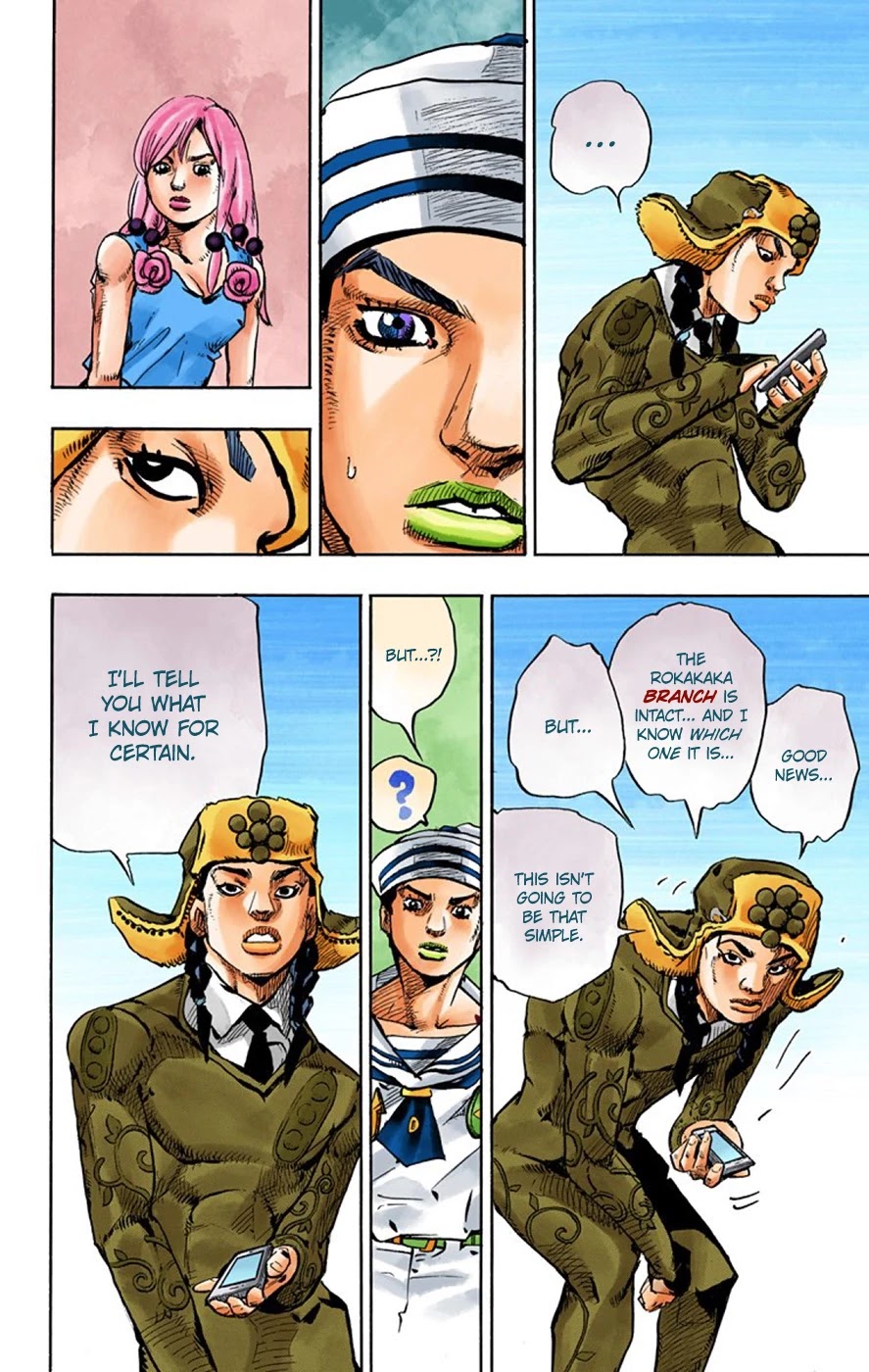 JoJo's Bizarre Adventure Part 8 - JoJolion (Official Colored) Chapter 65 page 25 - Chapter 65: The Plant Appraiser - Rai Mamezuku (31) Part 1