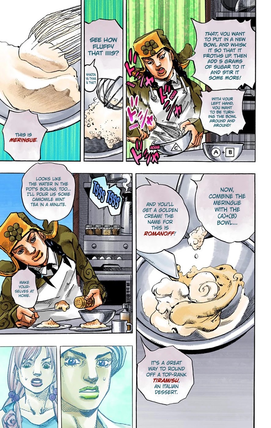 JoJo's Bizarre Adventure Part 8 - JoJolion (Official Colored) Chapter 65 page 35 - Chapter 65: The Plant Appraiser - Rai Mamezuku (31) Part 1