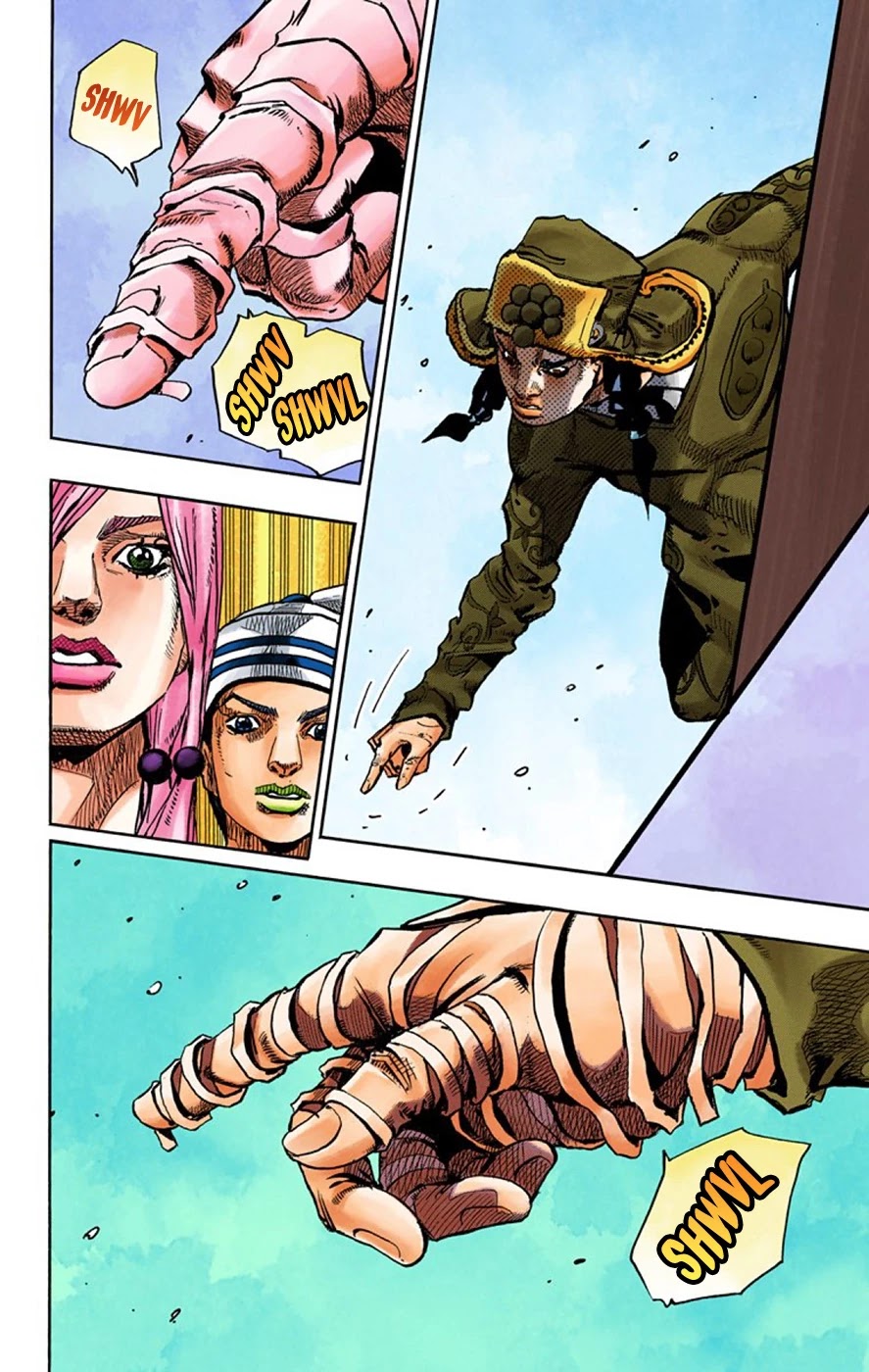 JoJo's Bizarre Adventure Part 8 - JoJolion (Official Colored) Chapter 65 page 37 - Chapter 65: The Plant Appraiser - Rai Mamezuku (31) Part 1