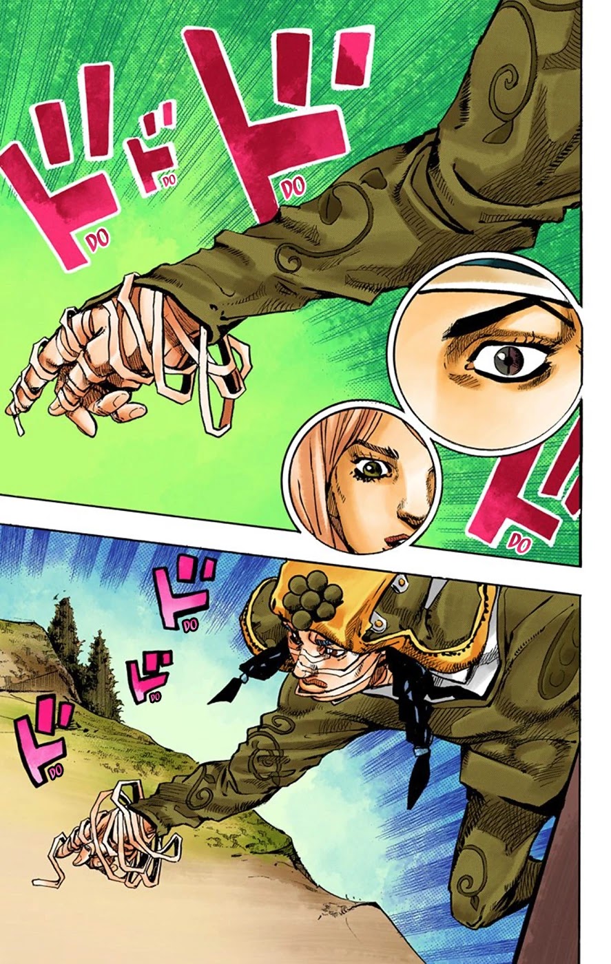 JoJo's Bizarre Adventure Part 8 - JoJolion (Official Colored) Chapter 65 page 38 - Chapter 65: The Plant Appraiser - Rai Mamezuku (31) Part 1
