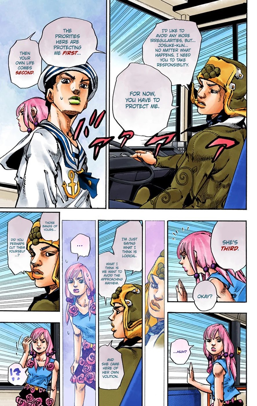 JoJo's Bizarre Adventure Part 8 - JoJolion (Official Colored) Chapter 65 page 8 - Chapter 65: The Plant Appraiser - Rai Mamezuku (31) Part 1