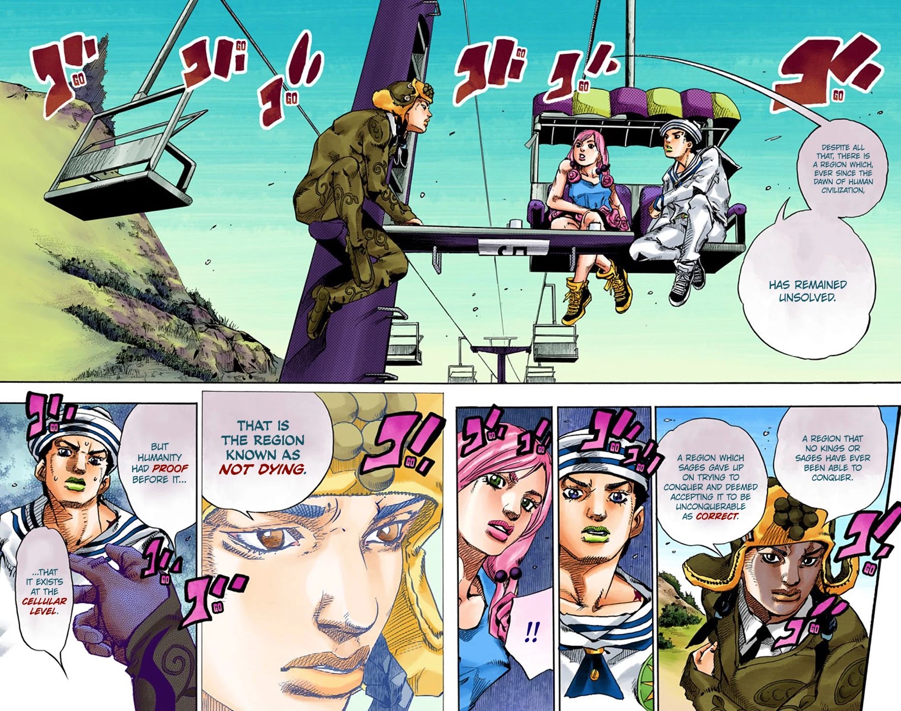JoJo's Bizarre Adventure Part 8 - JoJolion (Official Colored) Chapter 66 page 10 - Chapter 66: The Plant Appraiser - Rai Mamezuku (31) Part 2