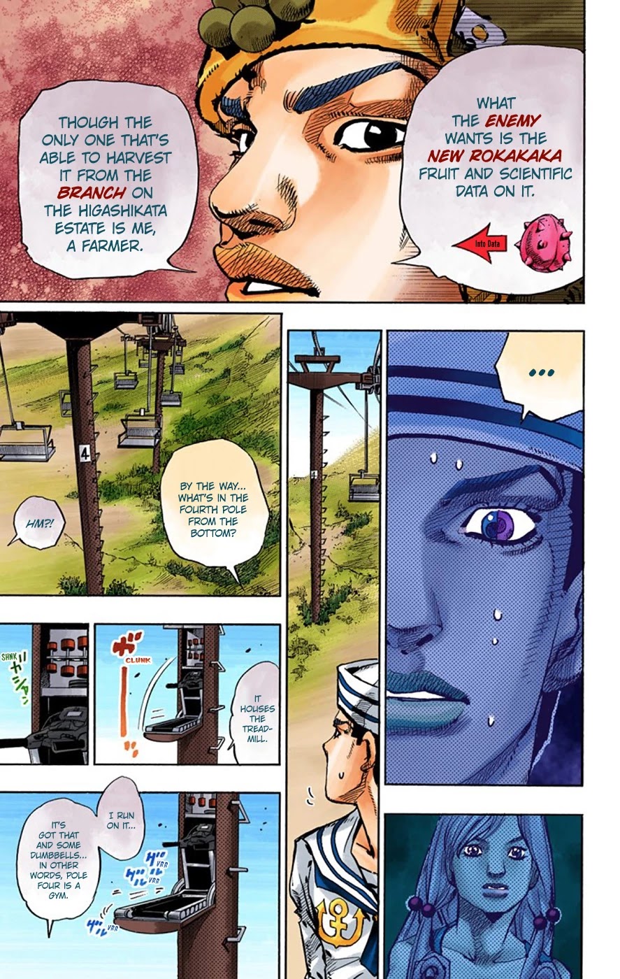 JoJo's Bizarre Adventure Part 8 - JoJolion (Official Colored) Chapter 66 page 14 - Chapter 66: The Plant Appraiser - Rai Mamezuku (31) Part 2