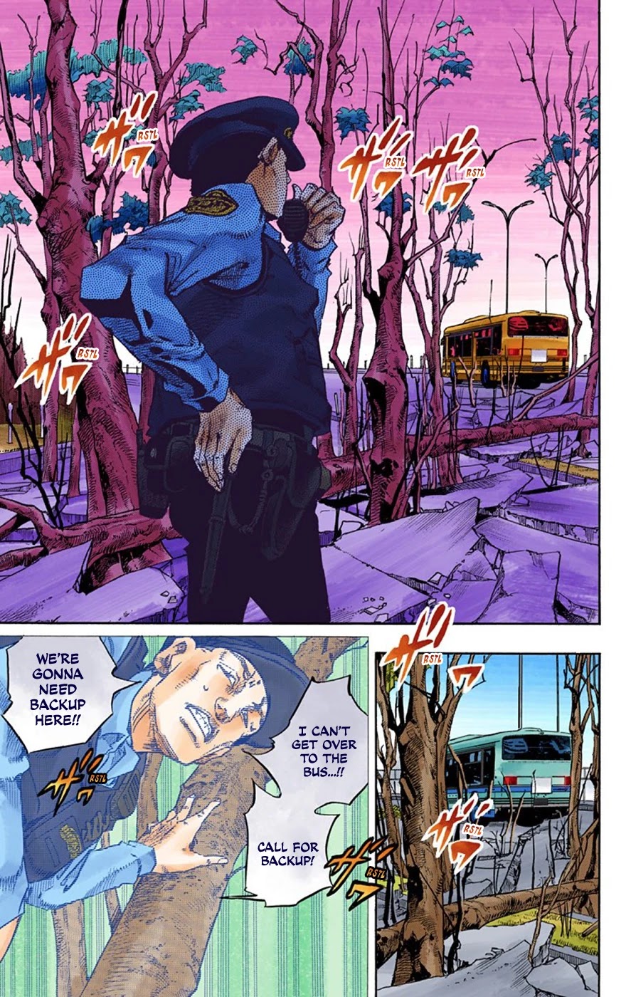 JoJo's Bizarre Adventure Part 8 - JoJolion (Official Colored) Chapter 66 page 16 - Chapter 66: The Plant Appraiser - Rai Mamezuku (31) Part 2