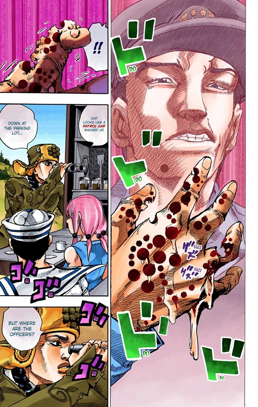 JoJo's Bizarre Adventure Part 8 - JoJolion (Official Colored) Chapter 66 page 18 - Chapter 66: The Plant Appraiser - Rai Mamezuku (31) Part 2
