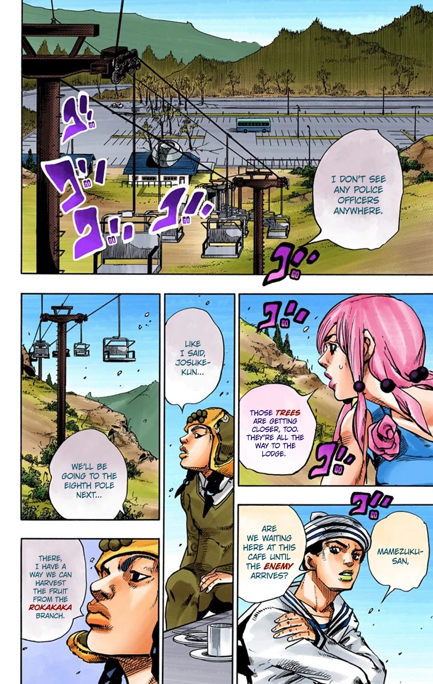 JoJo's Bizarre Adventure Part 8 - JoJolion (Official Colored) Chapter 66 page 19 - Chapter 66: The Plant Appraiser - Rai Mamezuku (31) Part 2