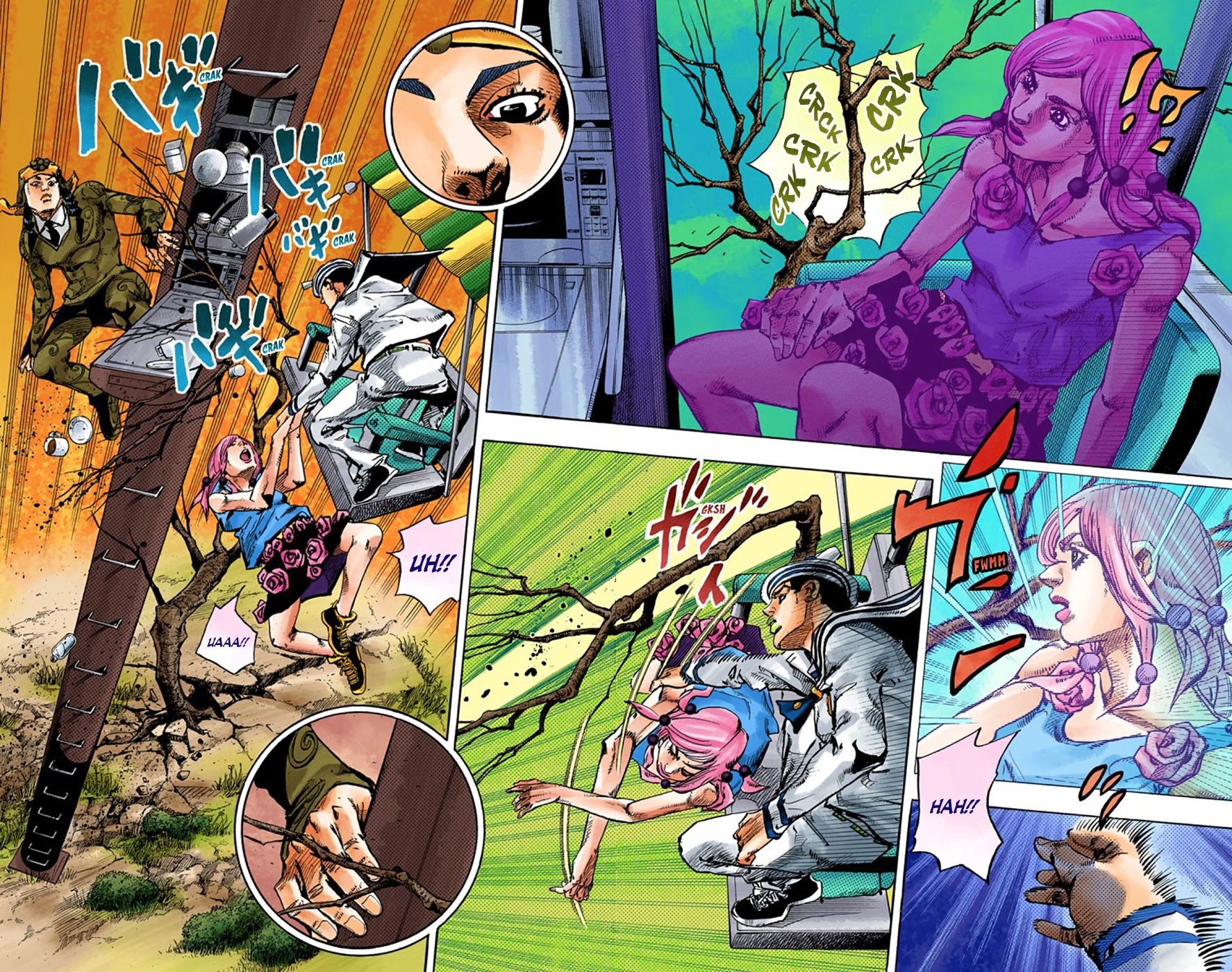 JoJo's Bizarre Adventure Part 8 - JoJolion (Official Colored) Chapter 66 page 21 - Chapter 66: The Plant Appraiser - Rai Mamezuku (31) Part 2