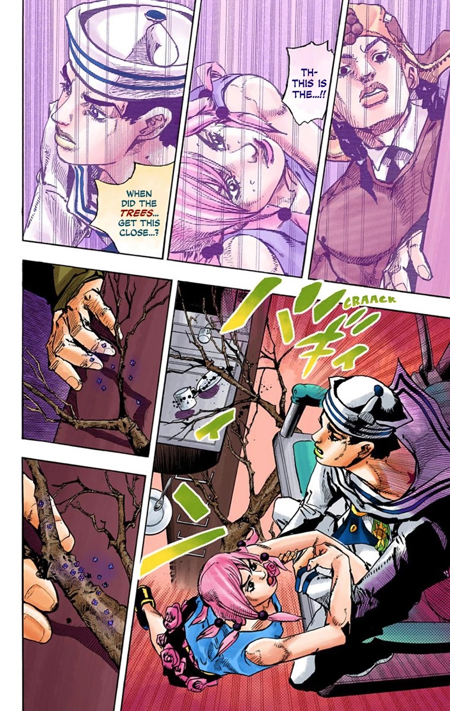 JoJo's Bizarre Adventure Part 8 - JoJolion (Official Colored) Chapter 66 page 22 - Chapter 66: The Plant Appraiser - Rai Mamezuku (31) Part 2