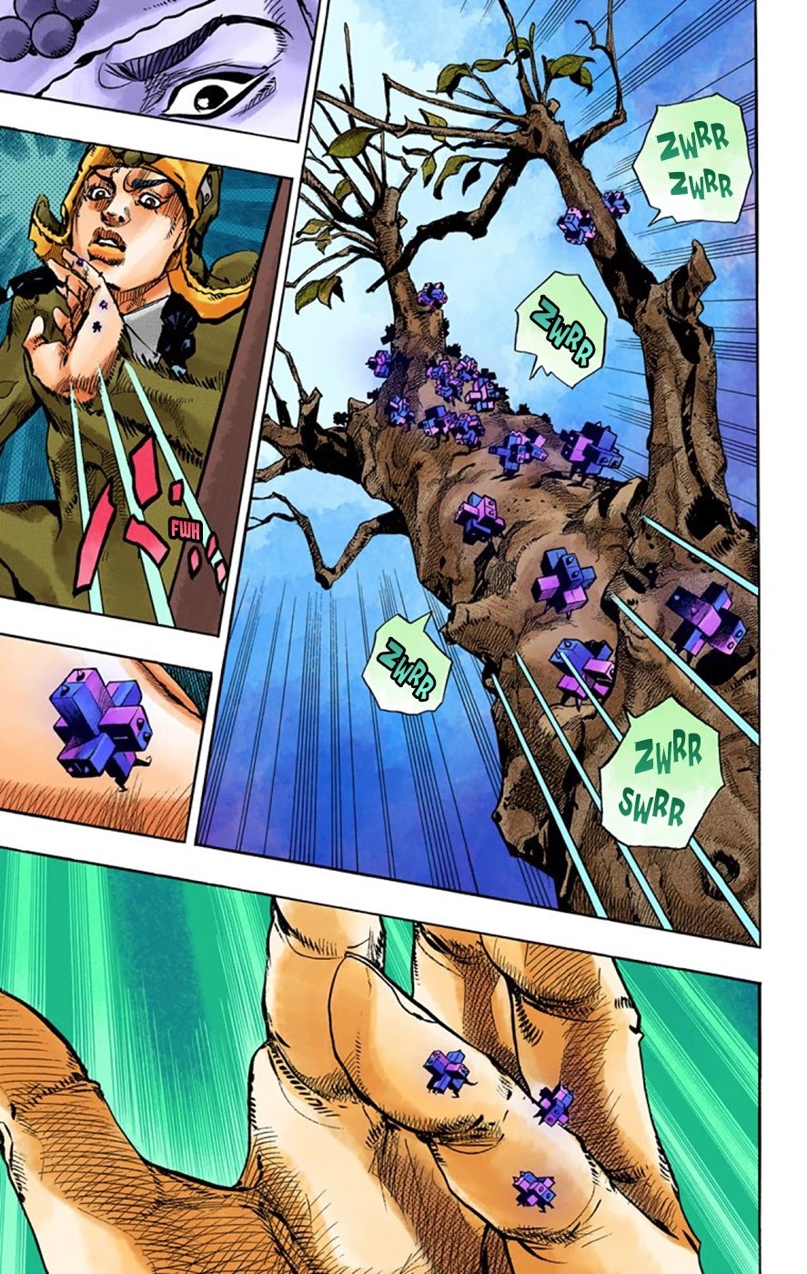 JoJo's Bizarre Adventure Part 8 - JoJolion (Official Colored) Chapter 66 page 23 - Chapter 66: The Plant Appraiser - Rai Mamezuku (31) Part 2