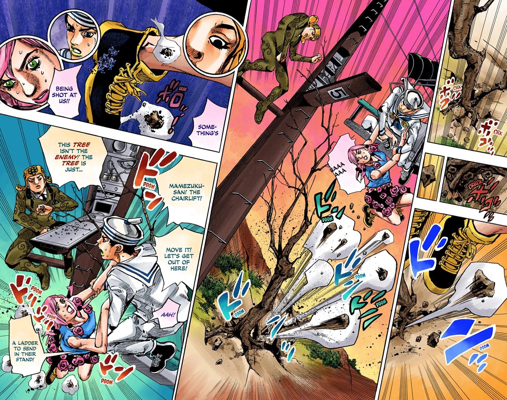 JoJo's Bizarre Adventure Part 8 - JoJolion (Official Colored) Chapter 66 page 26 - Chapter 66: The Plant Appraiser - Rai Mamezuku (31) Part 2
