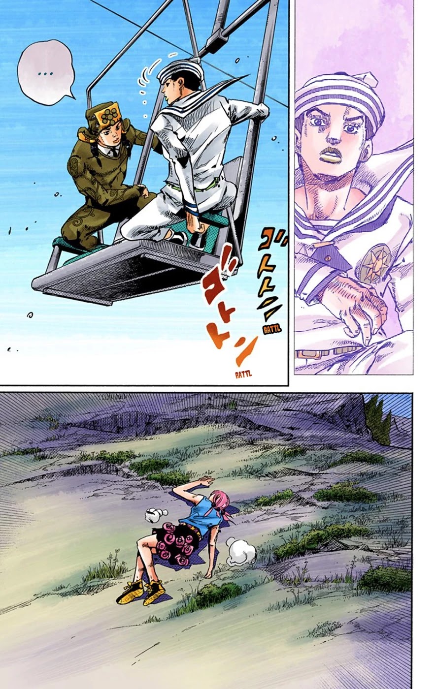JoJo's Bizarre Adventure Part 8 - JoJolion (Official Colored) Chapter 66 page 37 - Chapter 66: The Plant Appraiser - Rai Mamezuku (31) Part 2