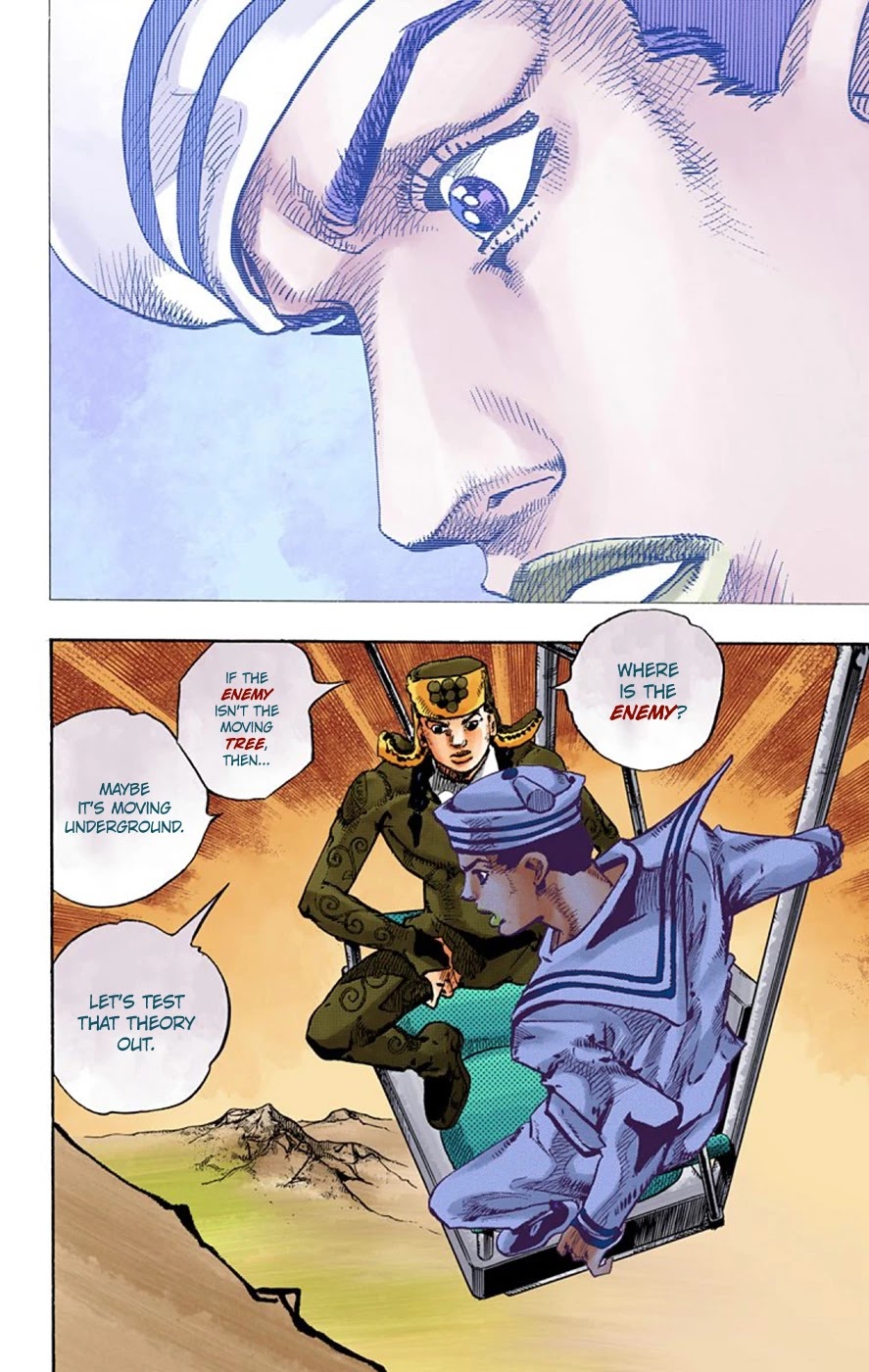 JoJo's Bizarre Adventure Part 8 - JoJolion (Official Colored) Chapter 66 page 38 - Chapter 66: The Plant Appraiser - Rai Mamezuku (31) Part 2