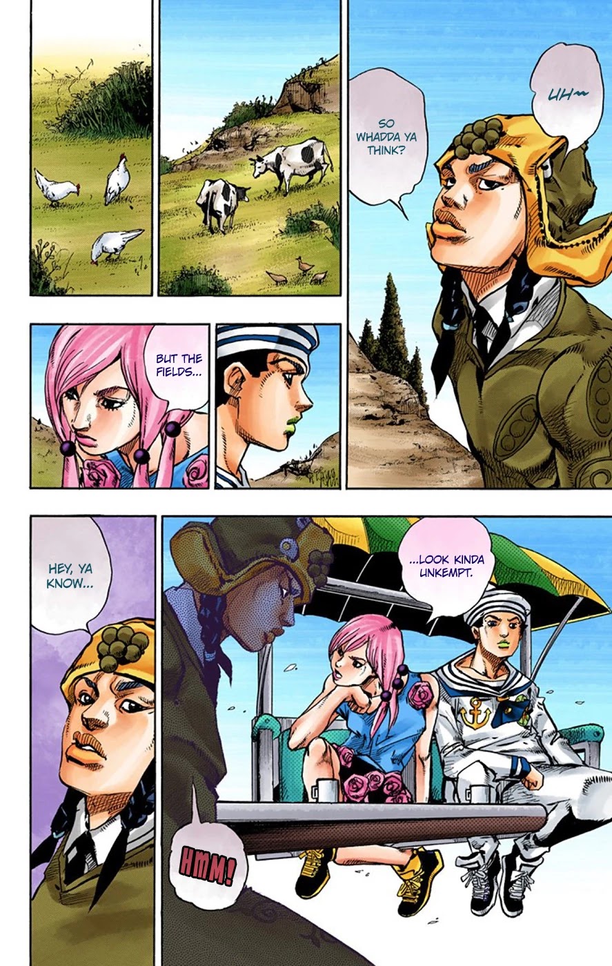JoJo's Bizarre Adventure Part 8 - JoJolion (Official Colored) Chapter 66 page 6 - Chapter 66: The Plant Appraiser - Rai Mamezuku (31) Part 2
