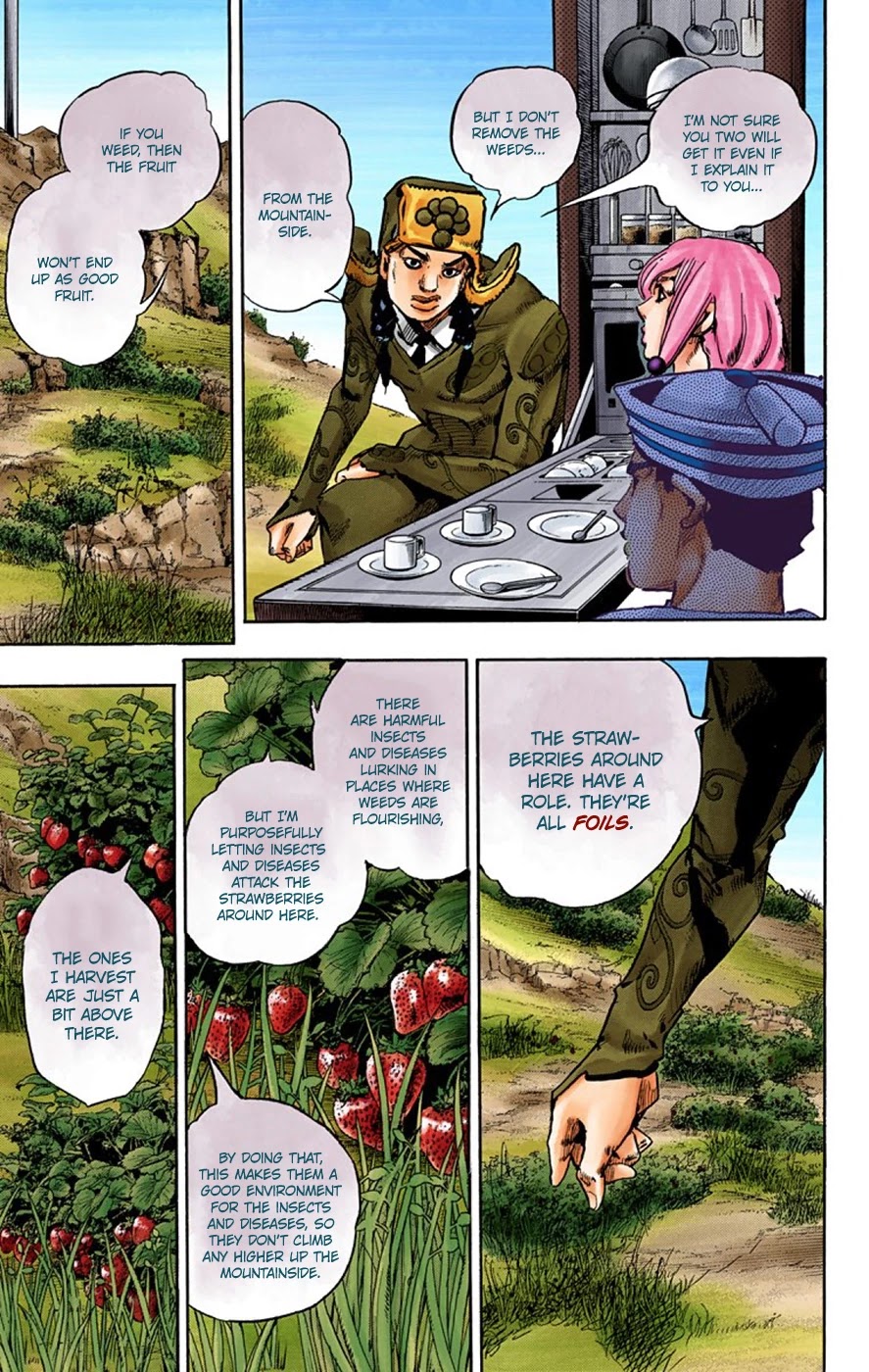 JoJo's Bizarre Adventure Part 8 - JoJolion (Official Colored) Chapter 66 page 7 - Chapter 66: The Plant Appraiser - Rai Mamezuku (31) Part 2